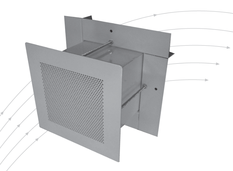 TROX TCG heavy duty grilles for prisons and high security areas.